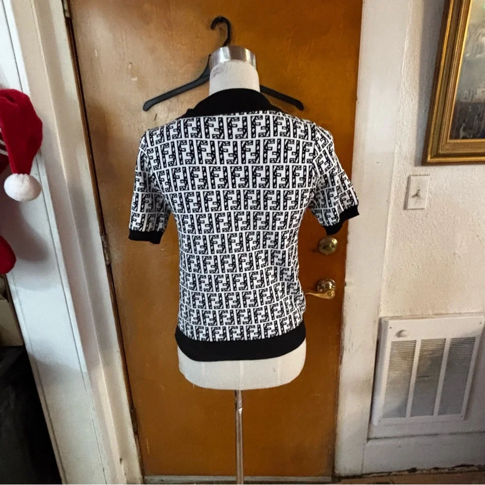 Black & White polo shirt  logo - Picture 4 of 4